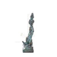 Rose Colossus: one of the Seven Wonders of the Ancient World. 13.5cm Full body statue Bronze decoration, ancient Greece Bronze 3