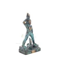 Rose Colossus: one of the Seven Wonders of the Ancient World. 13.5cm Full body statue Bronze decoration, ancient Greece Bronze 5