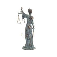 Themis: Titan, of the moral order, as well as of etiquette 37x20cm Full-length statue Bronze ornament, ancient Greece Bronze 3 -