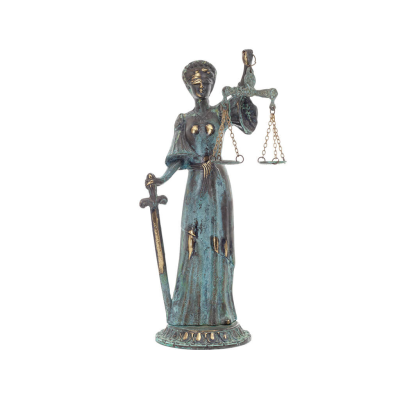 Themis: Titan, av den moraliska ordningen, sÃ¥vÃ¤l som av etikett 37x20cm FullÃ¤ngdsstaty Bronsprydnad, antikens Grekland Brons 6 -