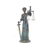 Themis: Titan, av den moraliska ordningen, sÃ¥vÃ¤l som av etikett 37x20cm FullÃ¤ngdsstaty Bronsprydnad, antikens Grekland Brons 6 -