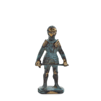 Knight mini 12x6cm Full body statue Bronze decoration Bronze 1 - grifon.se 