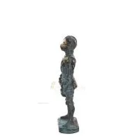 Riddare mini 12x6cm Helkroppsstaty Bronsdekoration Brons 2 - grifon.se 