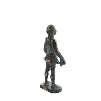 Knight mini 12x6cm Full body statue Bronze decoration Bronze 4 - grifon.se 