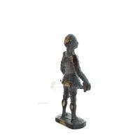 Riddare mini 12x6cm Helkroppsstaty Bronsdekoration Brons 4 - grifon.se 