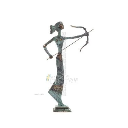 Artemis: The goddess of the hunt, the moon, protector of small children and animals 35x10cm statue Bronze decoration Bronze 1 - 