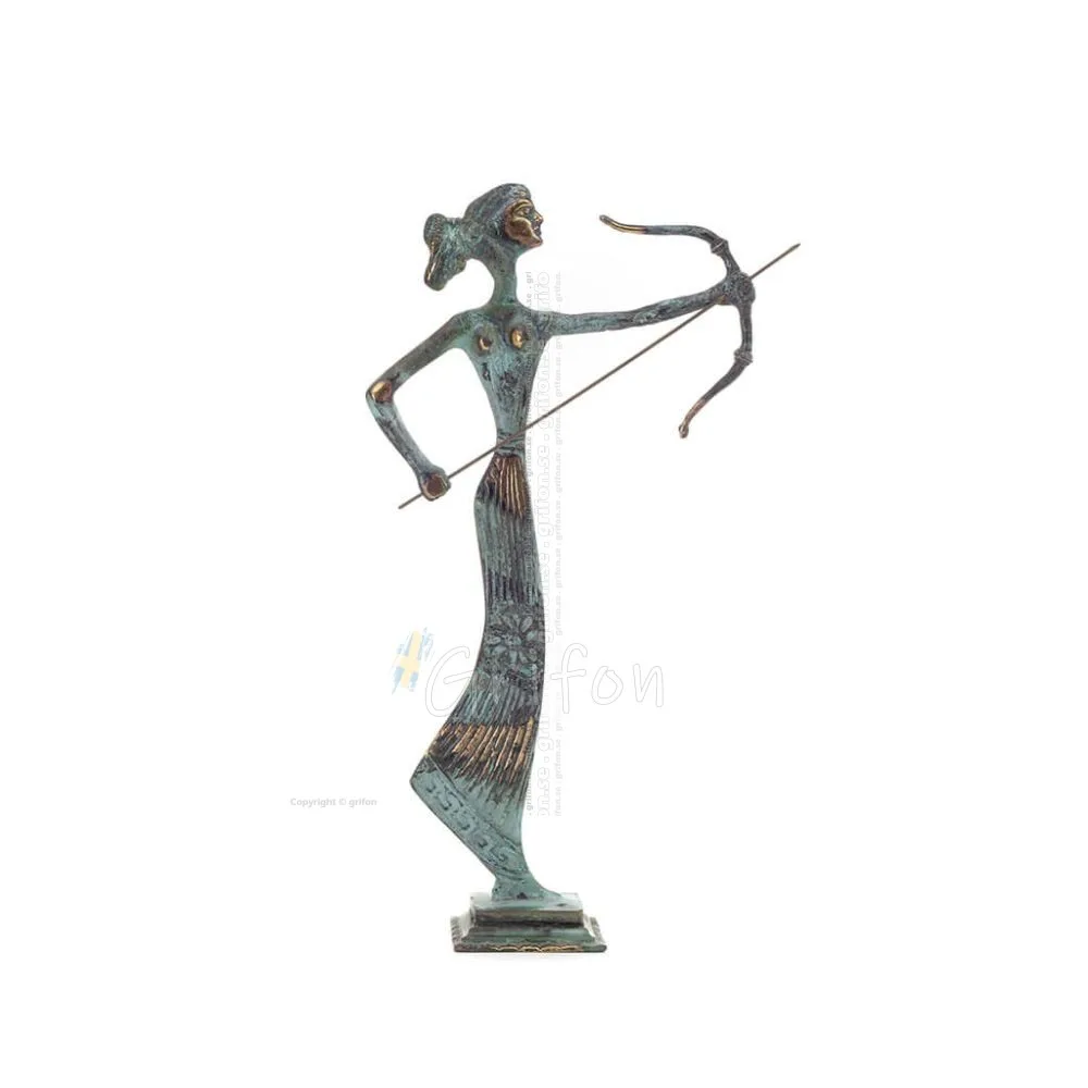 Artemis: The goddess of the hunt, the moon, protector of small children and animals 35x10cm statue Bronze decoration Bronze 1 - 