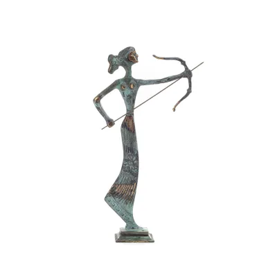 Artemis: Jaktens gudinna, månen, beskyddare av små barn och djur 35x10cm staty Bronsdekoration Brons 1 - grifon.se 