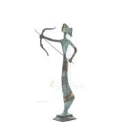 Artemis: The goddess of the hunt, the moon, protector of small children and animals 35x10cm statue Bronze decoration Bronze 3 - 