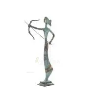Artemis: Jaktens gudinna, månen, beskyddare av små barn och djur 35x10cm staty Bronsdekoration Brons 3 - grifon.se 
