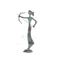 Artemis: The goddess of the hunt, the moon, protector of small children and animals 35x10cm statue Bronze decoration Bronze 4 - 