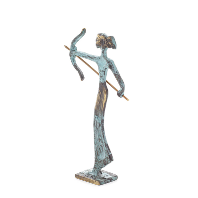 Artemis: The goddess of the hunt, the moon, protector of small children and animals 15x10cm statue Bronze decorative Bronze 2 - 