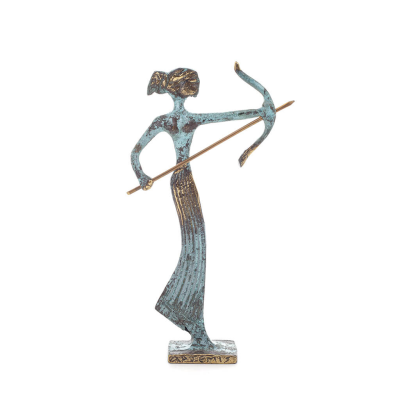 Artemis: The goddess of the hunt, the moon, protector of small children and animals 15x10cm statue Bronze decorative Bronze 4 - 
