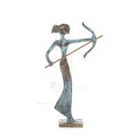 Artemis: The goddess of the hunt, the moon, protector of small children and animals 15x10cm statue Bronze decorative Bronze 4 - 