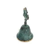 Klocka liten 10x4cm Helkroppsstaty Bronsdekoration Brons 2 - grifon.se 
