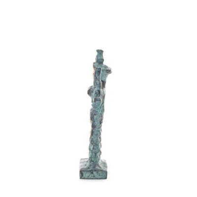 Ormgudinna, fertilitetsgudinnan 10x7 cm helkroppsstaty Bronsprydnad, antikens Grekland Brons 3 - grifon.se 