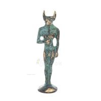Minotaur: Plasma, son till Pasiphae Queen of Knossos, minoiska civilisationen 11 cm helkroppsstaty Brons Ornament Brons 1 - grif