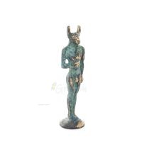 Minotaur: Plasma, the son of Pasiphae Queen of Knossos, Minoan Civilization 11cm Full Body Statue Bronze Ornament Bronze 5 - gri
