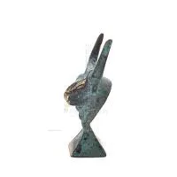 Minotaur: The Son of Queen Pasiphae, Bull Head, Bull Head 8cm Bust, Staty Brons Ornament, Minoan Era Brons 3 - grifon.se 