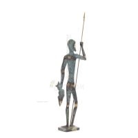 Poseidon: The God of the Sea, Earthquakes, Earth, Storms and Words 44x15cm Full Body Statue Bronze Ornament, Ancient Greece Bron