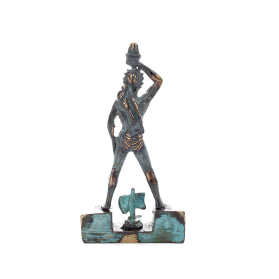 Rose Colossus: ett av den antika vÃ¤rldens sju underverk. 17cm helkroppsstaty Bronsdekoration, antikens Grekland Brons 4 - grifon