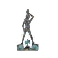Rose Colossus: one of the Seven Wonders of the Ancient World. 17cm Full body statue Bronze decoration, ancient Greece Bronze 4 -