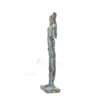 Satyr: Mythical Creatures, Demons, Spirits in Mountains and Forests 22x9cm Full Body Statue Bronze Ornament, Ancient Greece Bron