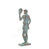 Satyr: Mythical Creatures, Demons, Spirits in Mountains and Forests 22x9cm Full Body Statue Bronze Ornament, Ancient Greece Bron