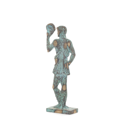 Satyr: Mythical Creatures, Demons, Spirits in Mountains and Forests 22x9cm Full Body Statue Bronze Ornament, Ancient Greece Bron