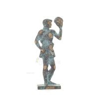 Satyr: Mythical Creatures, Demons, Spirits in Mountains and Forests 22x9cm Full Body Statue Bronze Ornament, Ancient Greece Bron