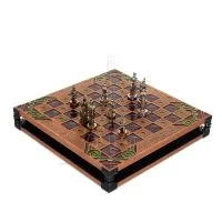 Bronze enamel chessboard 30x30cm Column, column, Chess, board game Backgammon, Chess 7 - grifon.se 