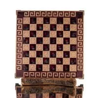 Σκακιέρα χάλκινη σμάλτο 30x30cm Μαίανδρος, Σκάκι, επιτραπέζιο παιχνίδι Τάβλι, Σκάκι 2 - grifon.se 