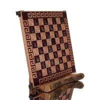 Schackbräde kopparemalj 30x30cm Meander, Schack, brädspel Backgammon, Schack 4 - grifon.se 