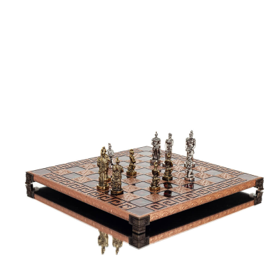 Chessboard copper enamel 30x30cm Meander, Chess, board game Backgammon, Chess 6 - grifon.se 