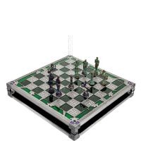 Chess board copper enamel 30x30cm flower, Chess, board game Backgammon, Chess 7 - grifon.se 
