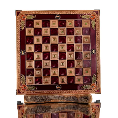 Σκακιέρα χάλκινη σμάλτο 30x30cm μινωική, Σκάκι, επιτραπέζιο παιχνίδι Τάβλι, Σκάκι 1 - grifon.se 