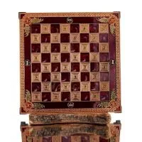 Σκακιέρα χάλκινη σμάλτο 30x30cm μινωική, Σκάκι, επιτραπέζιο παιχνίδι Τάβλι, Σκάκι 1 - grifon.se 
