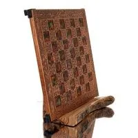 Chess board copper enamel 30x30cm branch, Chess, board game Backgammon, Chess 4 - grifon.se 