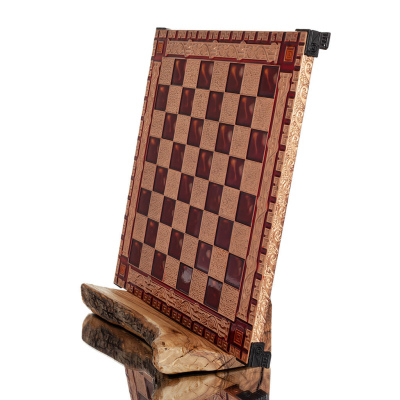 Chess board copper enamel 30x30cm meander Column, column, Chess, board game Backgammon, Chess 2 - grifon.se 