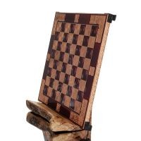 Σκακιέρα χάλκινη σμάλτο 30x30cm κλασσικό, Σκάκι, επιτραπέζιο παιχνίδι Τάβλι, Σκάκι 2 - grifon.se 