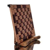 Schackbräde kopparemalj 30x30cm klassisk, Schack, brädspel Backgammon, Schack 4 - grifon.se 