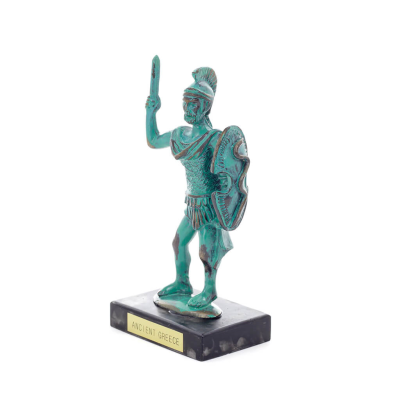 Achilles: the invulnerable warrior and king of the Myrmidons 12x7cm Full body statue Bronze decorative, ancient Greece Bronze 2 