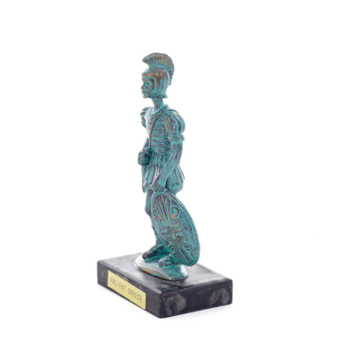 Achilles: the invulnerable warrior and king of the Myrmidons 12x5cm Full length statue Bronze decorative, ancient Greece Bronze 