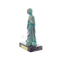 Hera: wife of Zeus, daughter of Cronus and Rhea. Goddess of marriage 11x3cm Full body statue Bronze decoration, ancient Greece B