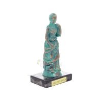 Hera: wife of Zeus, daughter of Cronus and Rhea. Goddess of marriage 11x3cm Full body statue Bronze decoration, ancient Greece B