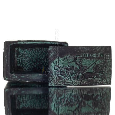 Minoan Jewelry Box, Jewelery box, case like a box for storage made of alabaster Polyester 1 - grifon.se