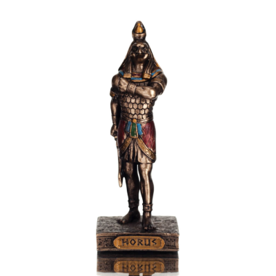 Horus: Egyptian Sun God, 8.5cm Veronese Bronze Electroplating Full Body Statue Veronese 1 - grifon.se 