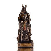 Anubis: Dödens herre, Schakalguden 33cm Helfigur med Elektrolytisk Brons Veronese, Dekorativ, Egyptisk kultur Upptäck Veronese 1