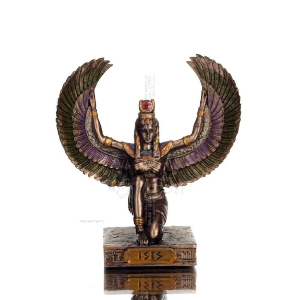 Isis eller Isis: The Goddess and Queen of the Throne, 8,5 cm Veronese elektrolytisk bronsstaty Veronese 1 - grifon.se 