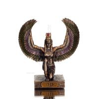 Isis or Isis: The Goddess and Queen of the Throne, 8,5cm Veronese Electrolytic Bronze Full Body Statue Veronese 1 - grifon.se 